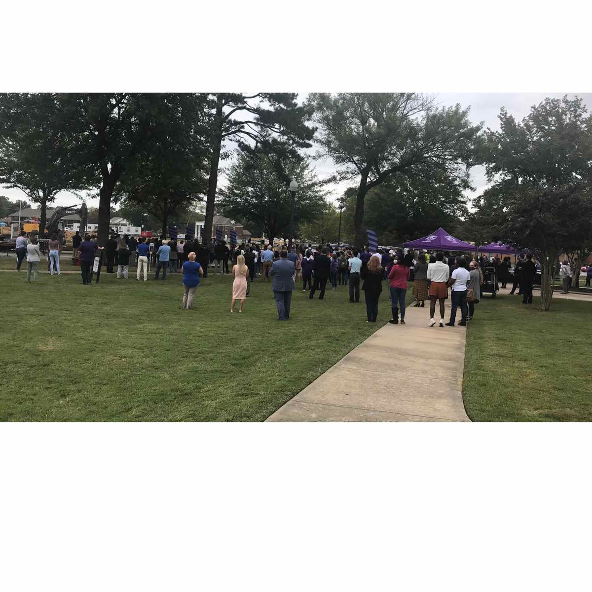 A.NEW.MUSIC.BUILDING. Part 1. Groundbreaking photos. #ucamusic #ucaband