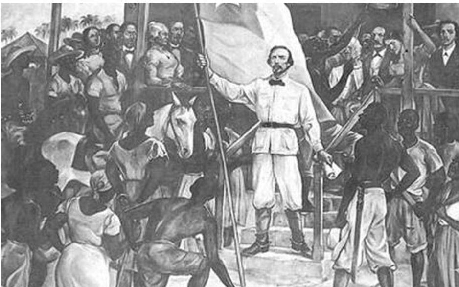 El #10DeOctubre de 1868 se convirtió en un día glorioso en el cual Carlos Manuel de Céspedes emprendió el camino hacia la conquista de la libertad. 
#SomosContinuidad #OctubreDeHistoria #MiHistoriaCrecera