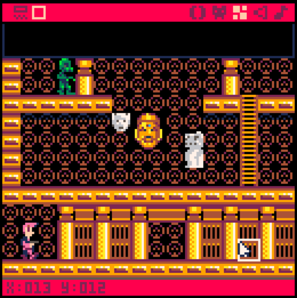 Did a Pico8 remake of the treasure of usas. An Msx game which I loved cause of its graphics and music. Not so much of its gameplay.