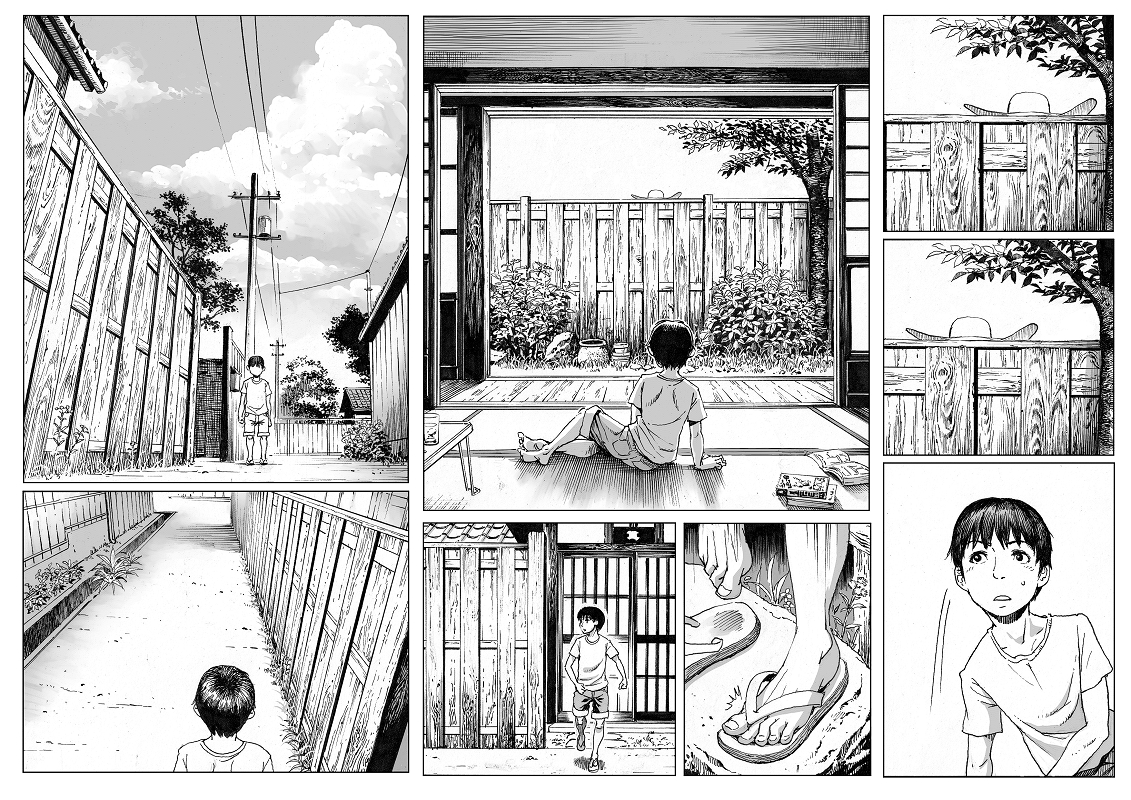 仕上げ作業がもうすぐ終わり、あとはセリフと効果音入れ。#八尺様 