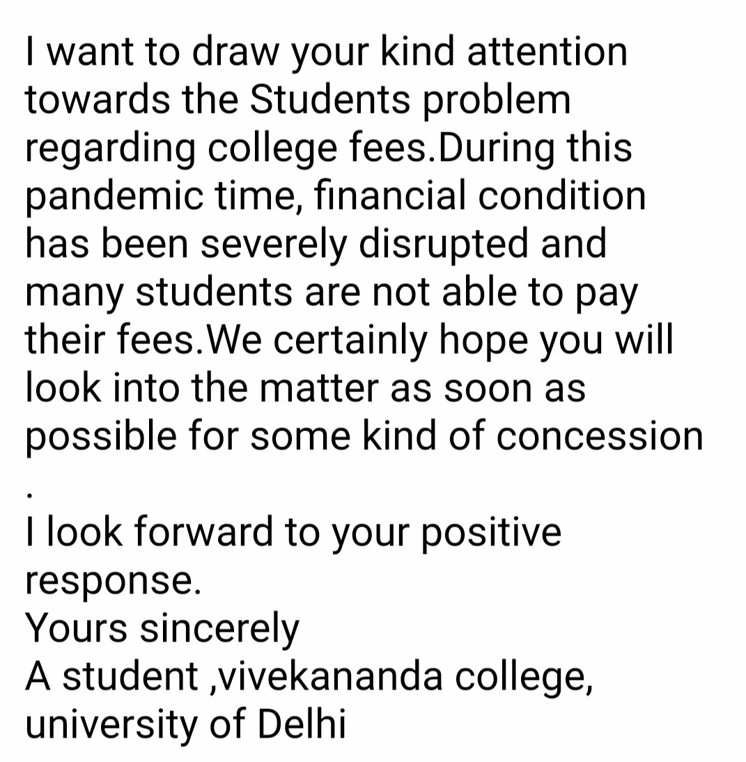Krish21784257's tweet photo. #noexamswhyfees #dustudentsagainstexaminationfees
Vivekananda college (DU)
Delhi https://t.co/jANPdoSQKX