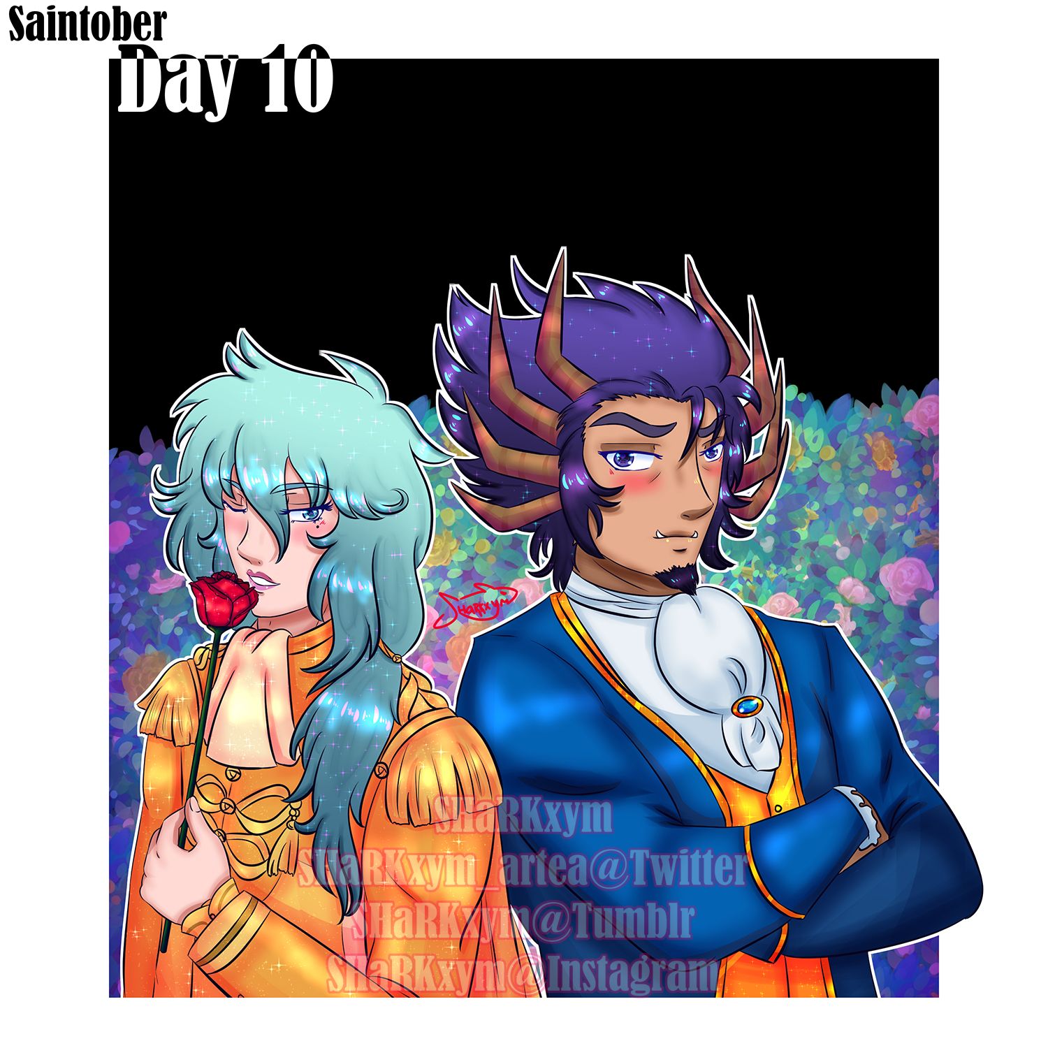 Sʜayaқxʏṃ Artea Saintober Day10 Fairytale Fantasy The Beauty Aphrodite And His Beast Deathmask I Loved This Saintseiya Caballerosdelzodiaco 聖闘士星矢 Drawtober Drawtober Saintoberday10 アフロディーテ デスマスク 魚座の