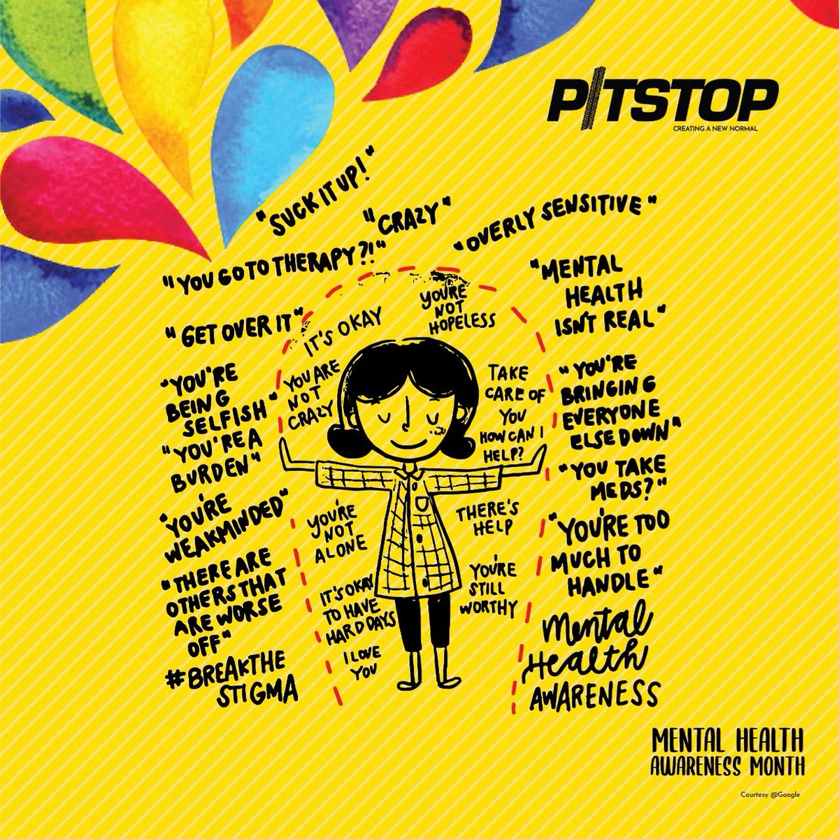 pitstopforum's tweet photo. Don’t fear uniqueness. Fear similarities &amp; acceptance. Create a new trend by defining yourself.
~Debasish Mridha
May the only definition we resonate with be the one that we define ourselves with and not how the world defines us❤.
#MentalHealthDay #PitstopForum #BeKindToYourMind https://t.co/EBdA294duk