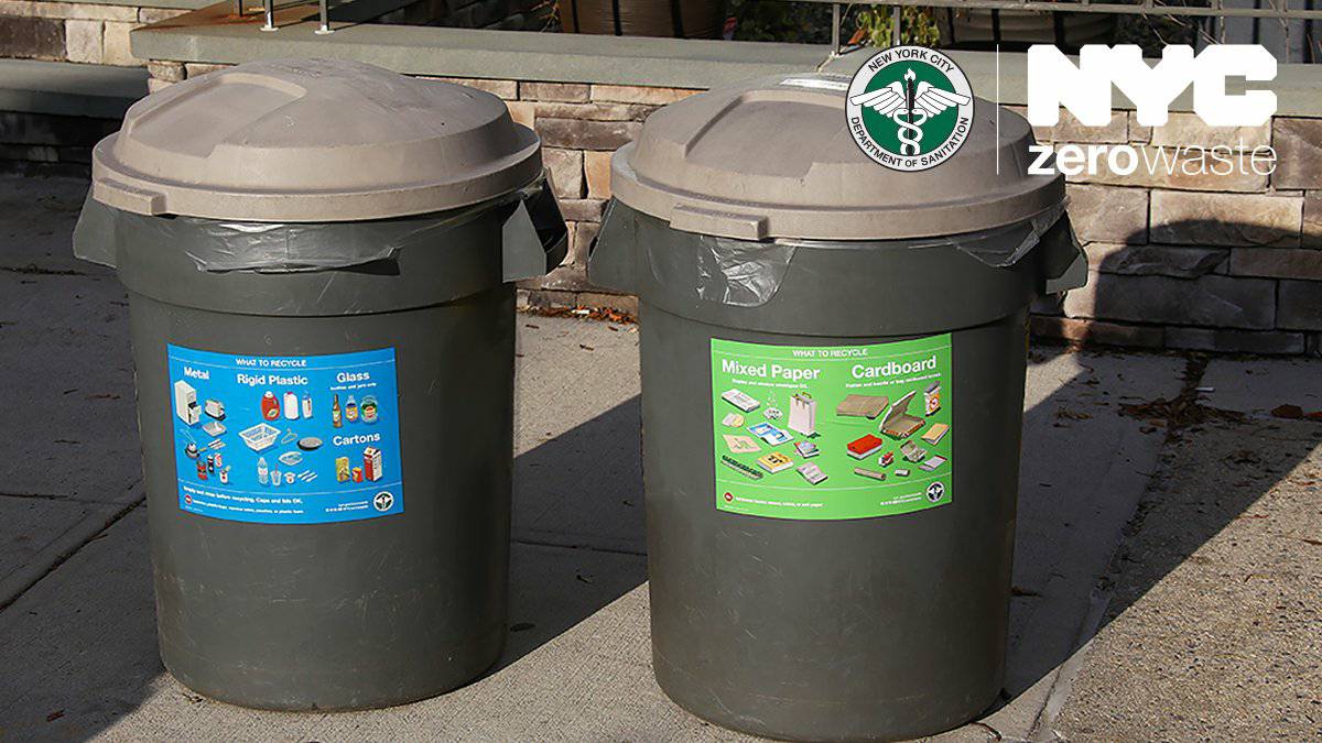 Nyc Sanitation Need New Signs For Your Trash And Recycling Bins Download Here T Co Rcyskma2un