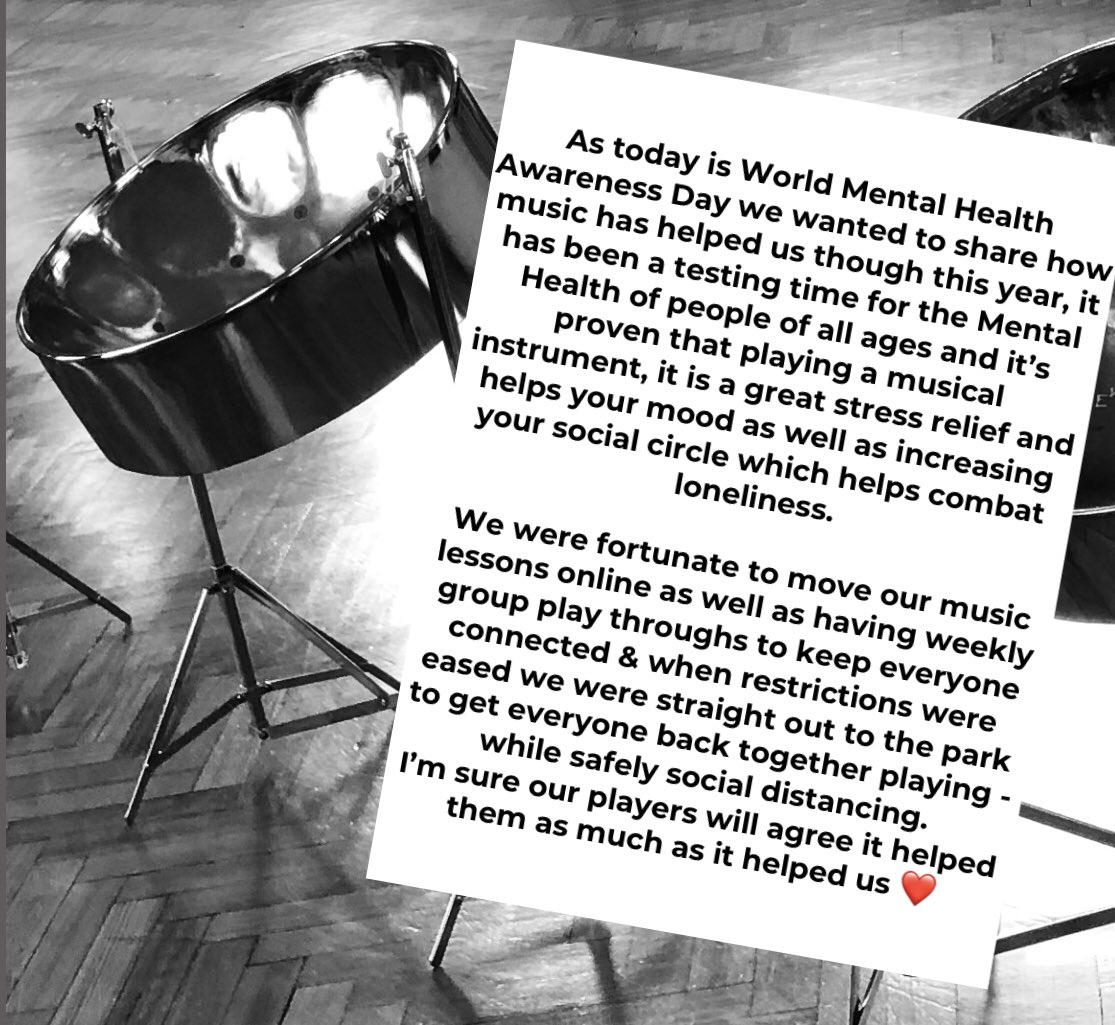 dewamusic's tweet photo. #MentalHealthAwareness #Music #SteelPan ๐ถโค๏ธ #SteelBand #MusicLessons #GroupClasses #SteelPanLessons #Workshop #WalthamCross #Broxbourne #Hertfordshire #Trinidad #Culture
#SteelPanClasses #Tutor #WadeAustin #Musician #SteelPans #SteelPanBand #SteelBands #BlackHistoryMonth https://t.co/YK4Lv3pS5c