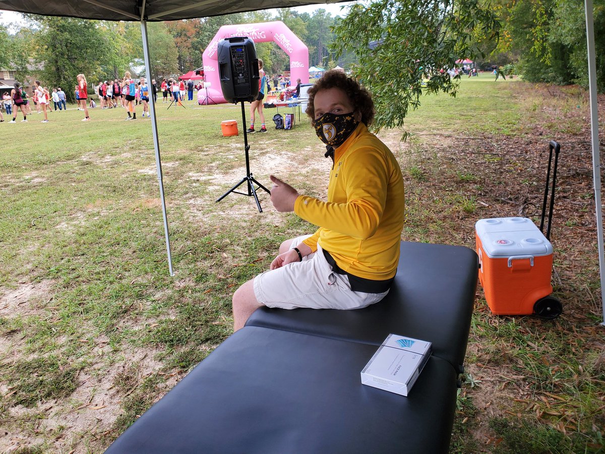 IrmoSportsMed's tweet photo. Mr. Railey keeping kids healthy at the Irmo relays @irmoxc11 @IrmoAd https://t.co/fszI5OUdsC