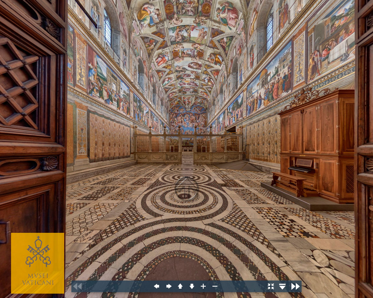 xplo3d's tweet photo. CAPILLA SIXTINA // Tour Virtual para admirar la arquitectura, cuadros, las pinturas de Miguel Angel, sin gente al interior. 
Visita la capilla y varios salones más del Vaticano en un tour 360º | #Xplo3D #Vaticano #CapillaSixtina #TurismoVirtual | Link --> https://t.co/JtnkKmRy5M https://t.co/iWwT6gQI4p