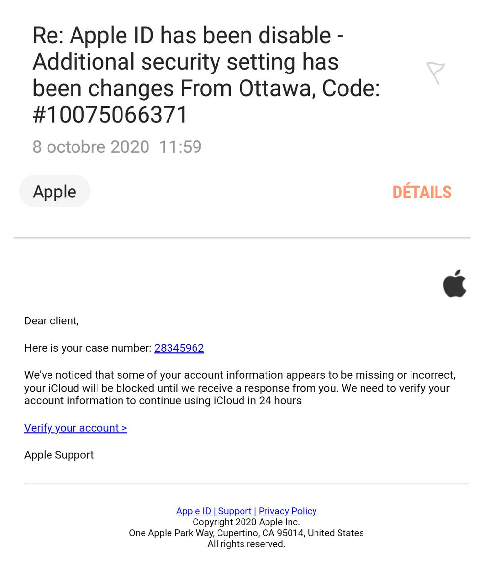 LeFiletDePeche's tweet photo. #fishing #physhing #phishing #hameçonnage #virus #vers #trojan #chevaldetroi #pourriel #scam #malware
ATTENTION aux appâts qui ont comme but, de vous frauder. https://t.co/mNpziolyHh
