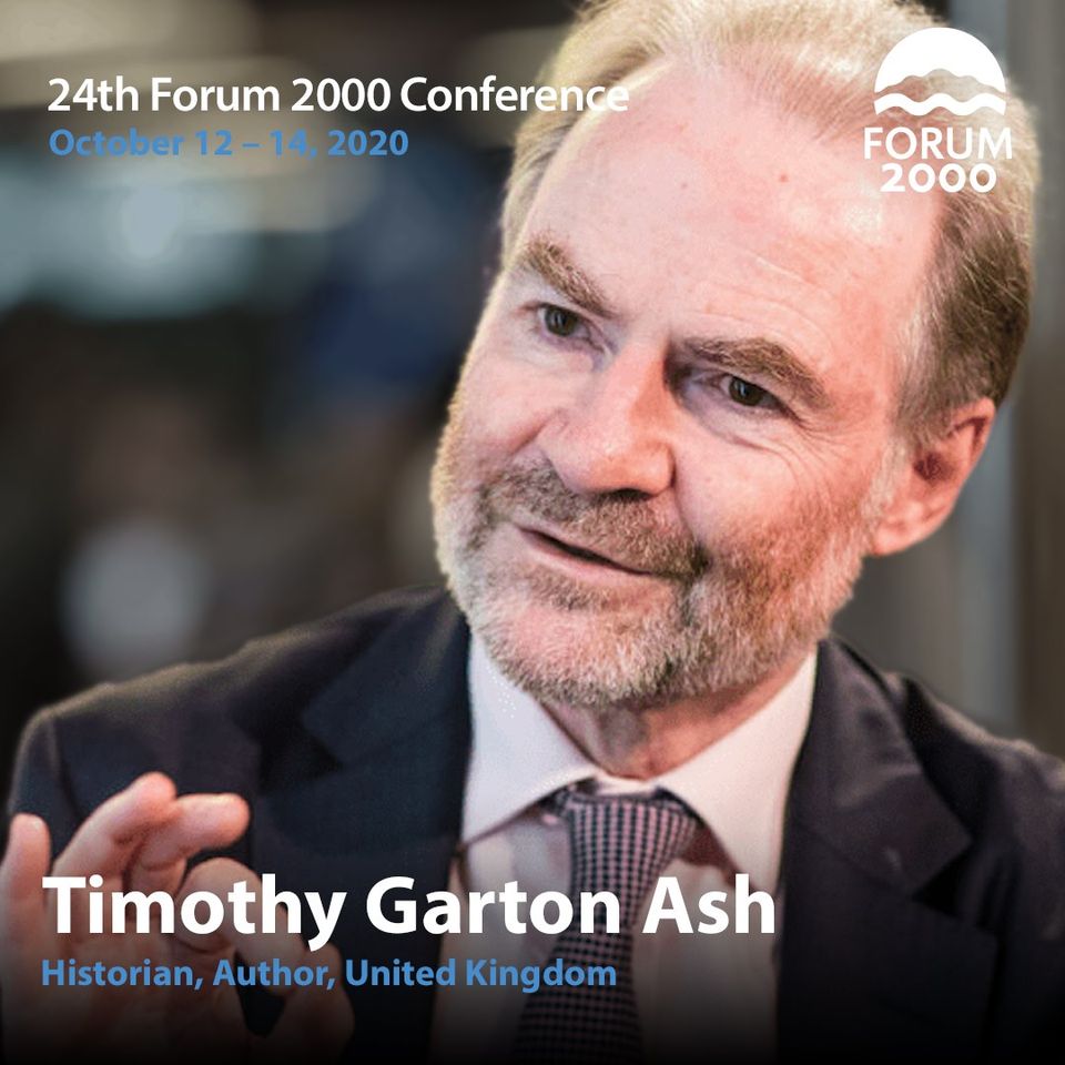 Political writer and 'historian of the present' @fromTGA to open the @Forum_2000 Conference on Monday 12th!

#NewWorldEmerging

Start at 2 PM (CET)
Live stream available on:
👉Facebook: 24th Forum 2000 Conference
👉YouTube: youtube.com/user/forum2000…
👉web: forum2000.cz/en/homepage