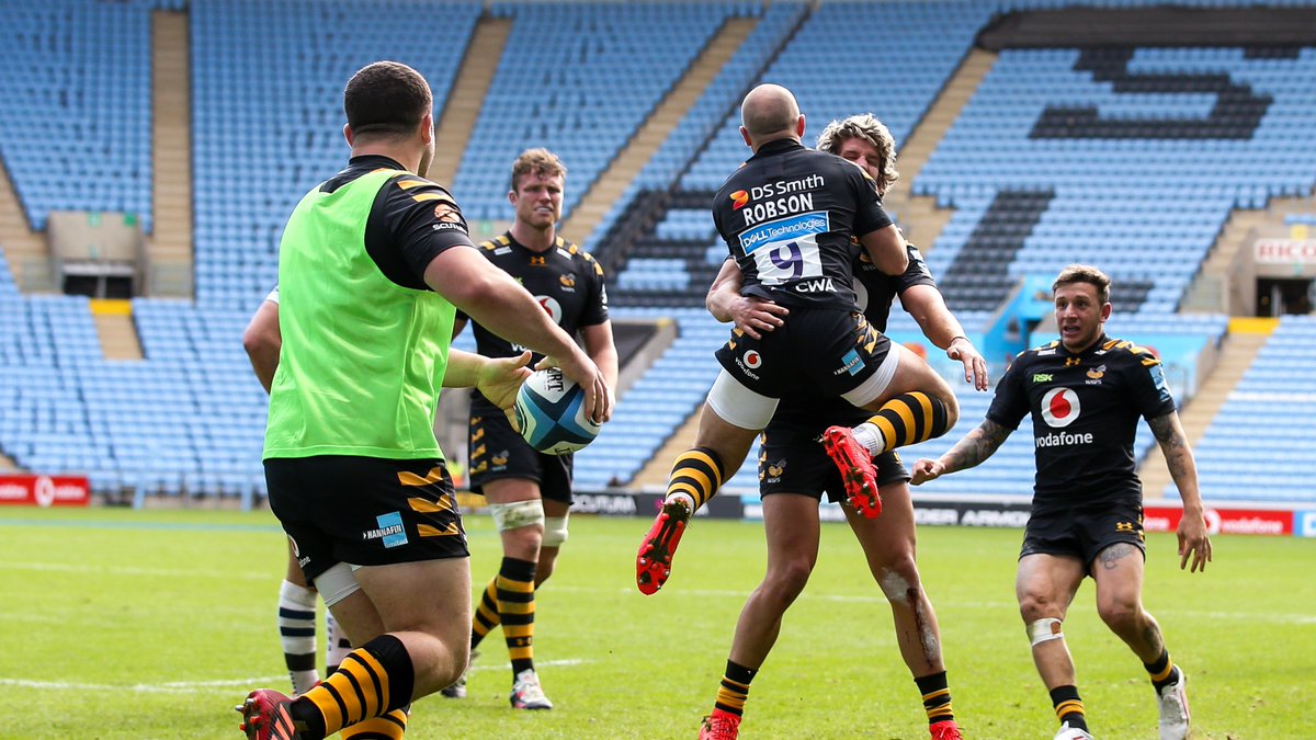 WaspsRugby's tweet image. FULL TIME: 🐝 47-24 🐻 

We are off to the @premrugby Final! 

5⃣ tries and 9⃣ kicks from @jimmygopps see Bristol Bears off in the semi-final.