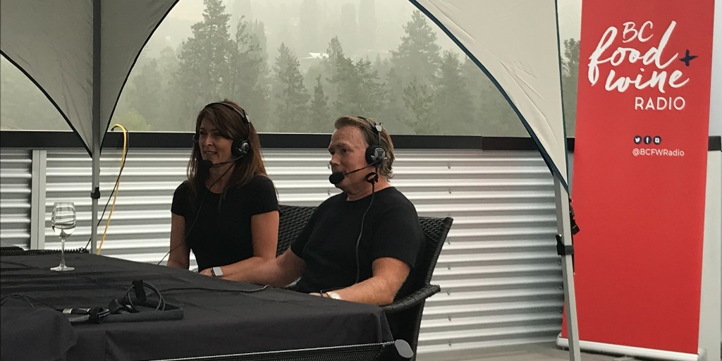#Penticton: We’re in #naramata for this #Thanksgiving edition of #grapeescape. Tune in @ezrockpenticton AM800 @ 9am today for a full table of talk with winery owners Jacqueline Johnson &amp; Mike Boyd @therapyvineyards, Tony Holler @poplargrovewinery &amp; two great winemakers. #bcwine