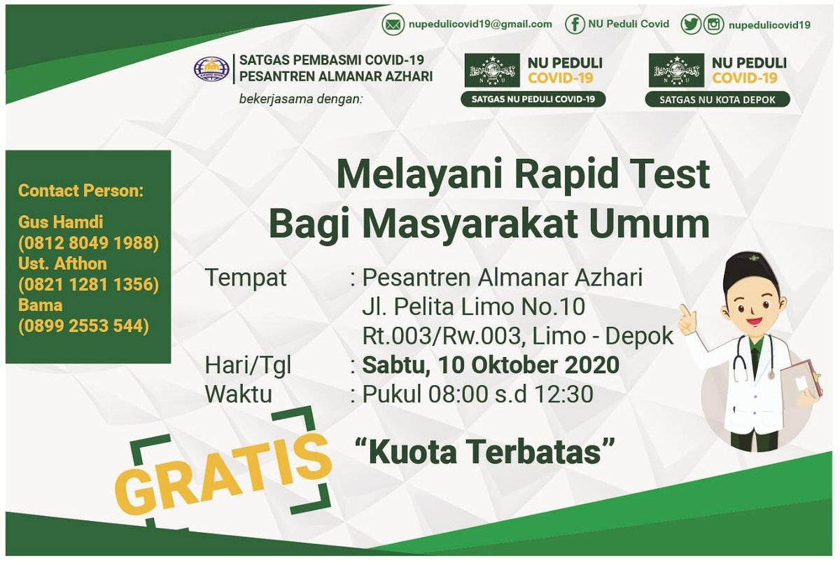 ZainalClp's tweet photo. #GerakanCegahCOVID19NU
#SatgasNUPeduliCOVID19
#PoskoCOVID19NU
#NUPeduliCOVID19
#jagajarak
#gerakansayangorangtua
#dirumahajakokrepot
#nupedulicovid19
#NUDepokPeduliCOVID19
#UNICEF https://t.co/jFzOqXIzcl