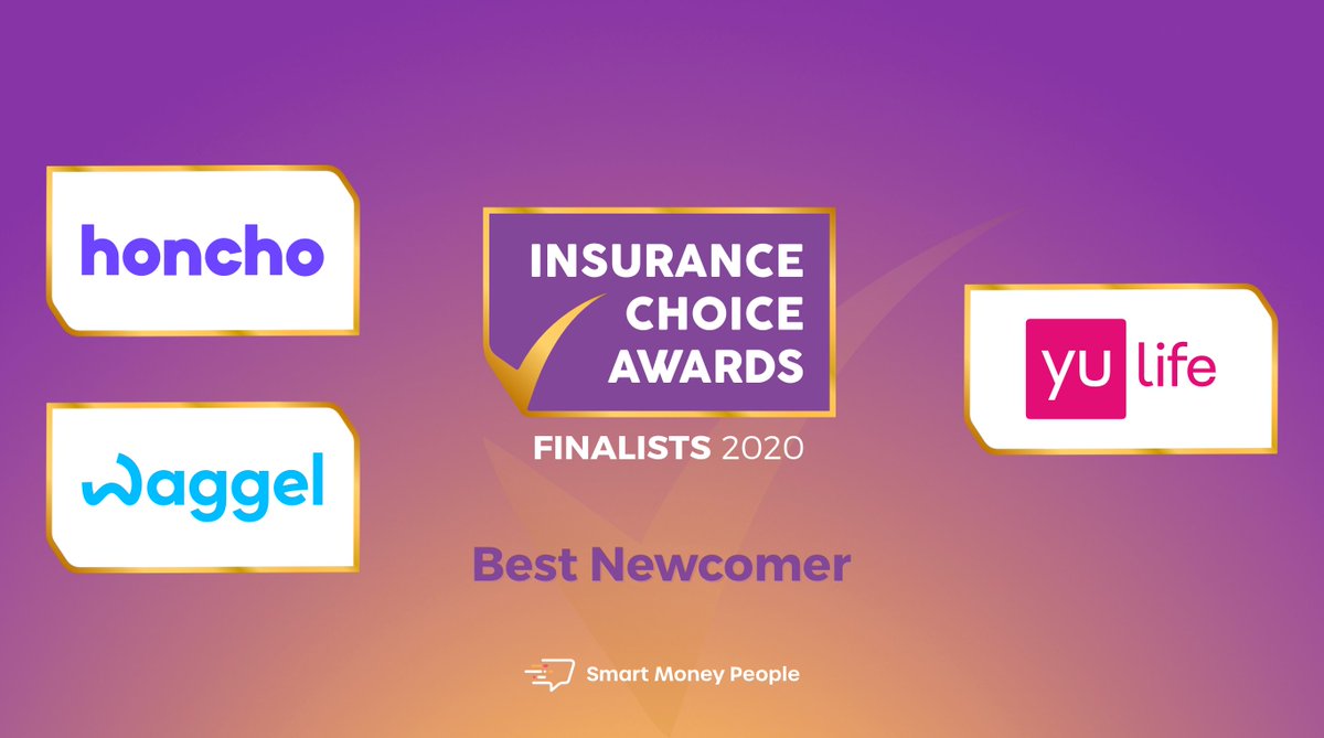 InsChoiceAwards's tweet photo. There are three finalist in the category of  ‘Best Newcomer’ 🏆! @GetHonchoUK, @WaggelPets,@yulife. Who will win?  Check back here for the digital reveal:  
🏆 WINNERS ANNOUNCED
🗓 Thurs 22nd October
🕔 5pm Kick-off
#ICA2020 #Insurance #Awards #CustomersDecided https://t.co/7DEssLPK6y