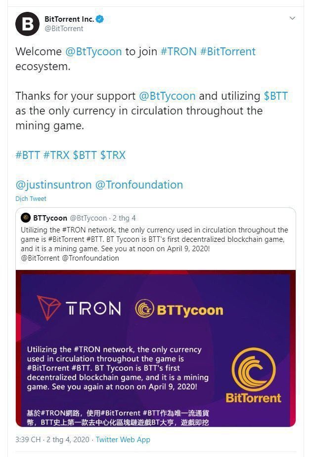 Klever_Nguyen's tweet photo. @sunyuchentron What about BTTycoon? it is big SCAM!
#BTT #Bittorren #BTTycoon https://t.co/ZdH6BXKUxf