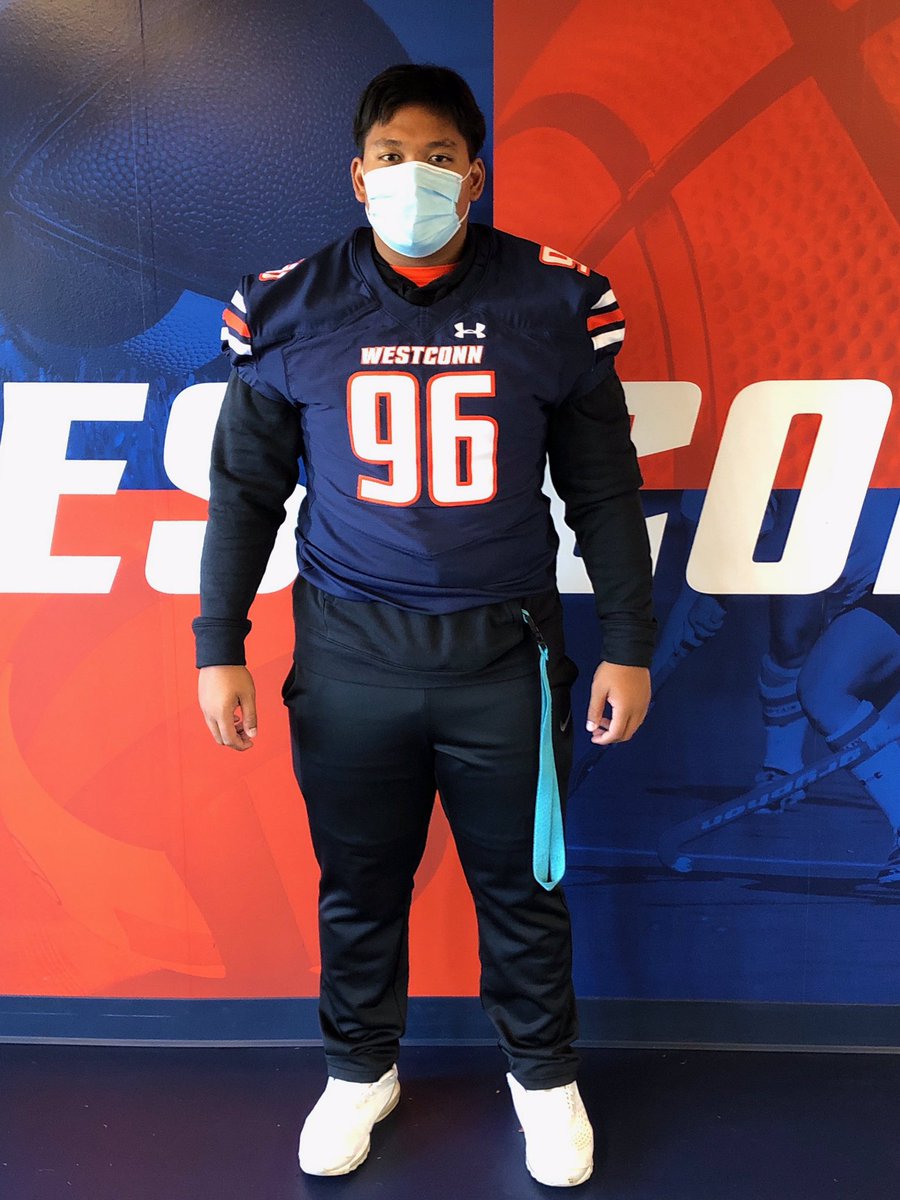 MasePhuong's tweet photo. Excited and thankful to receive an Offer from @WestConnFB thank you! @CoachLoth @kjonesNFL and the rest of the WestConn coaching staff! #TheHatterWay https://t.co/uf4kPeJogK