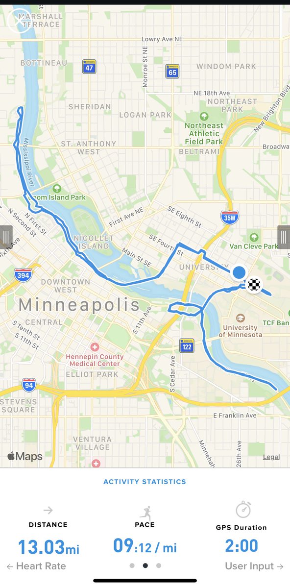 MrHiemstra's tweet image. 35 miles this week!  Hit the 13 mile marker this morning for my 2 hour run, new territory running in the twin cities felt great. 🙌 @Andy_airwin #adminchallenge #teamadmin 

14 days until race day!