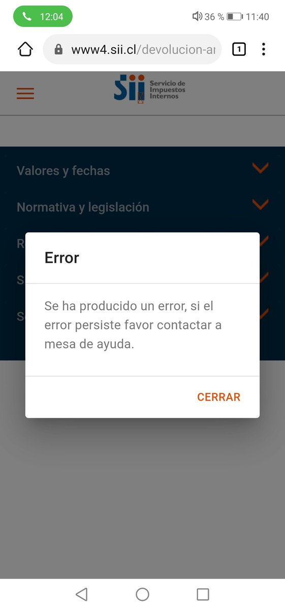 hinchira's tweet photo. Sres de @SII_Chile llevó 3 días tratando de acceder al crédito y aún no se puede algúna solución??? @GobiernodeChile @tgrchile @ignaciobriones_ @sebastianpinera https://t.co/kXAO96oGxL