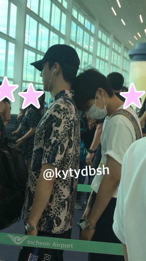 Sekai at the airport again when