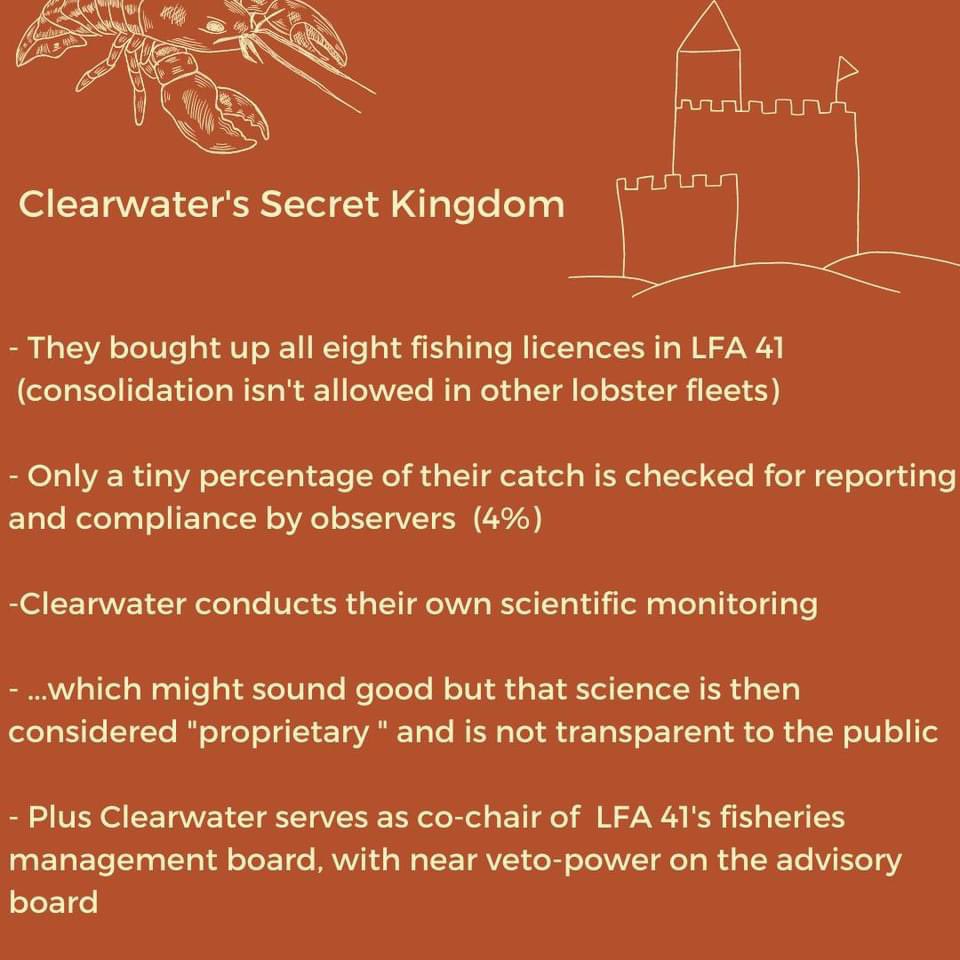 I compiled some notes I hope are relevant to current convos about conservation, equity & transparency in lobster  #fisheries bc guess what... the enemy of our shared future on the water is NOT MI'KMAQ RIGHTS HOLDERS!  #neoliberalism  #treatyrights  #Clearwater  #Mikmaki