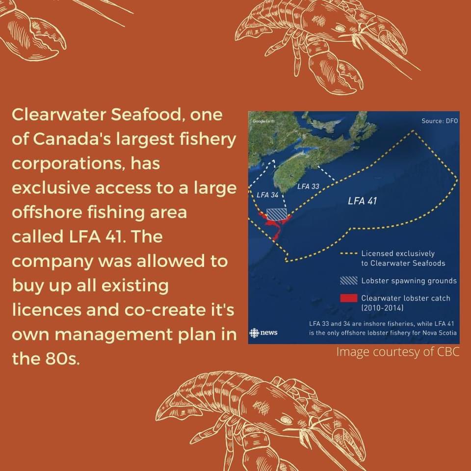 I compiled some notes I hope are relevant to current convos about conservation, equity & transparency in lobster  #fisheries bc guess what... the enemy of our shared future on the water is NOT MI'KMAQ RIGHTS HOLDERS!  #neoliberalism  #treatyrights  #Clearwater  #Mikmaki