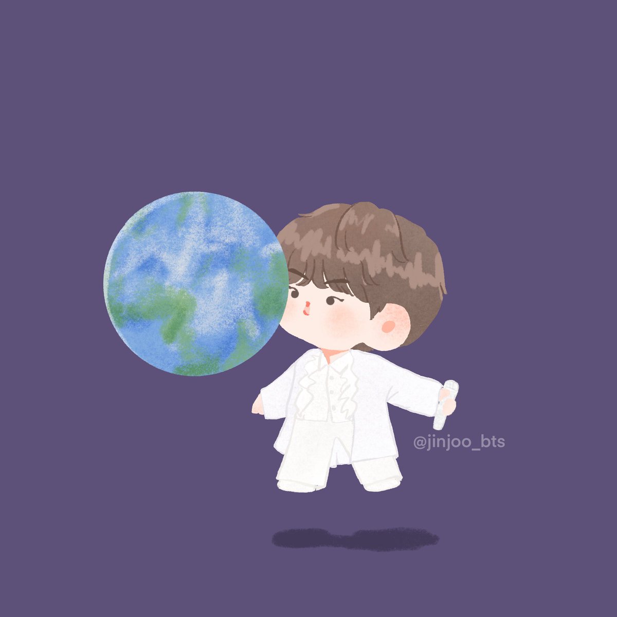 jinjoo_bts's tweet photo. 🌕😘🌍 #JIN https://t.co/wr5s9GjxfH