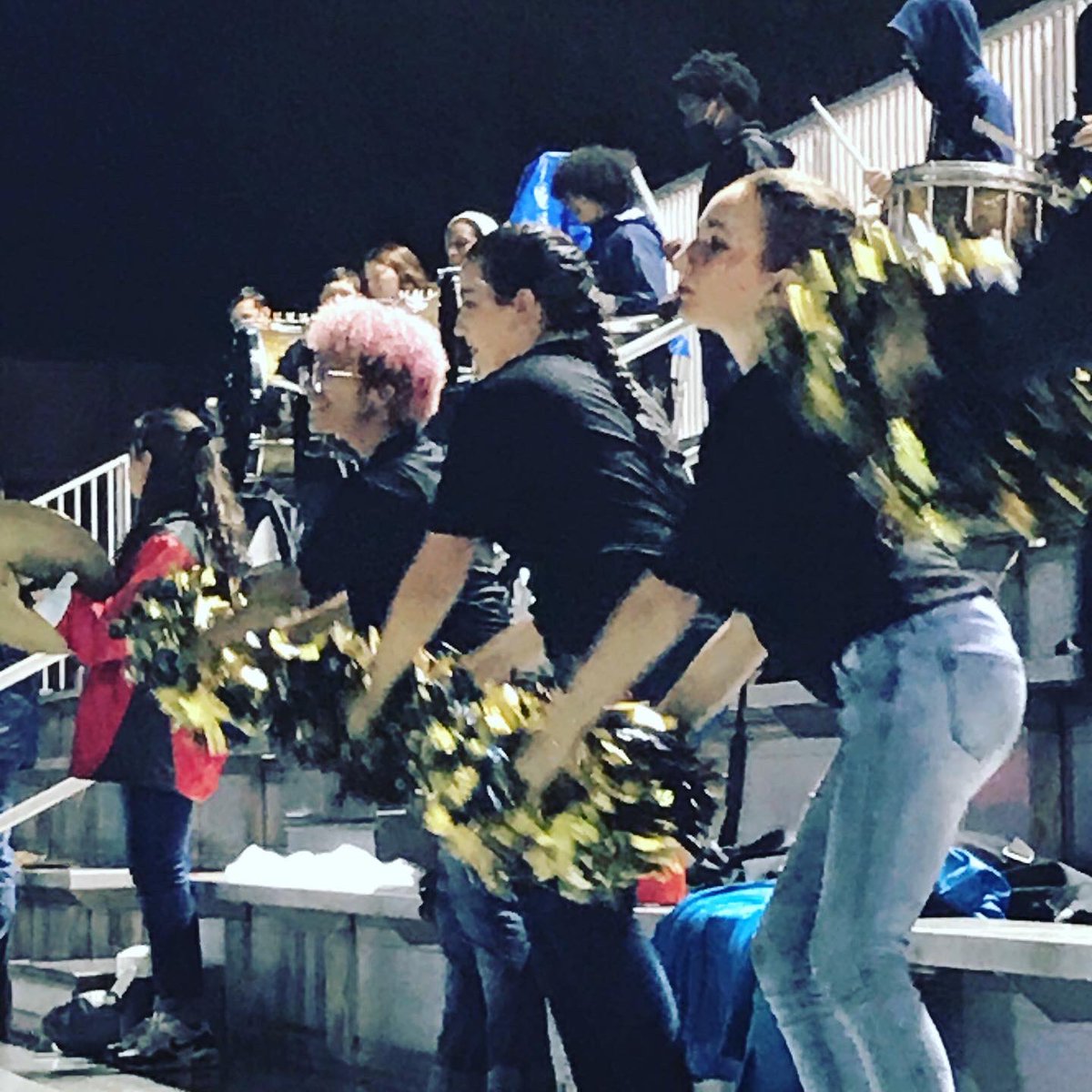 newnanHSguard's tweet photo. The rain couldn’t dampen our excitement for Cougar football last night! Our team brought home another win and we were able to perform our full show for the first time. It’s always a great day to be a Newnan Cougar! #unitedasone #wearenewnan #fornewnan https://t.co/no3rdDpr6j