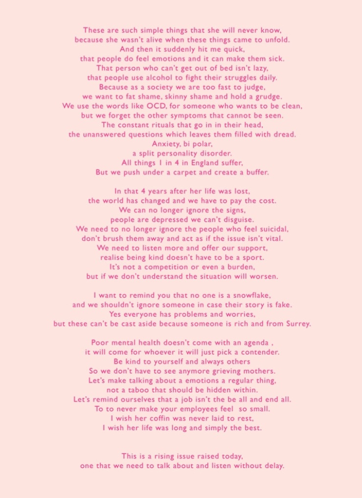Here is a poem written by me which was published by Rising Issue Magazine for their Mental Health Matters edition. Please take a read! #MentalHealth #MentalHealthAwarenessDay #mentalhealthday 💜✨