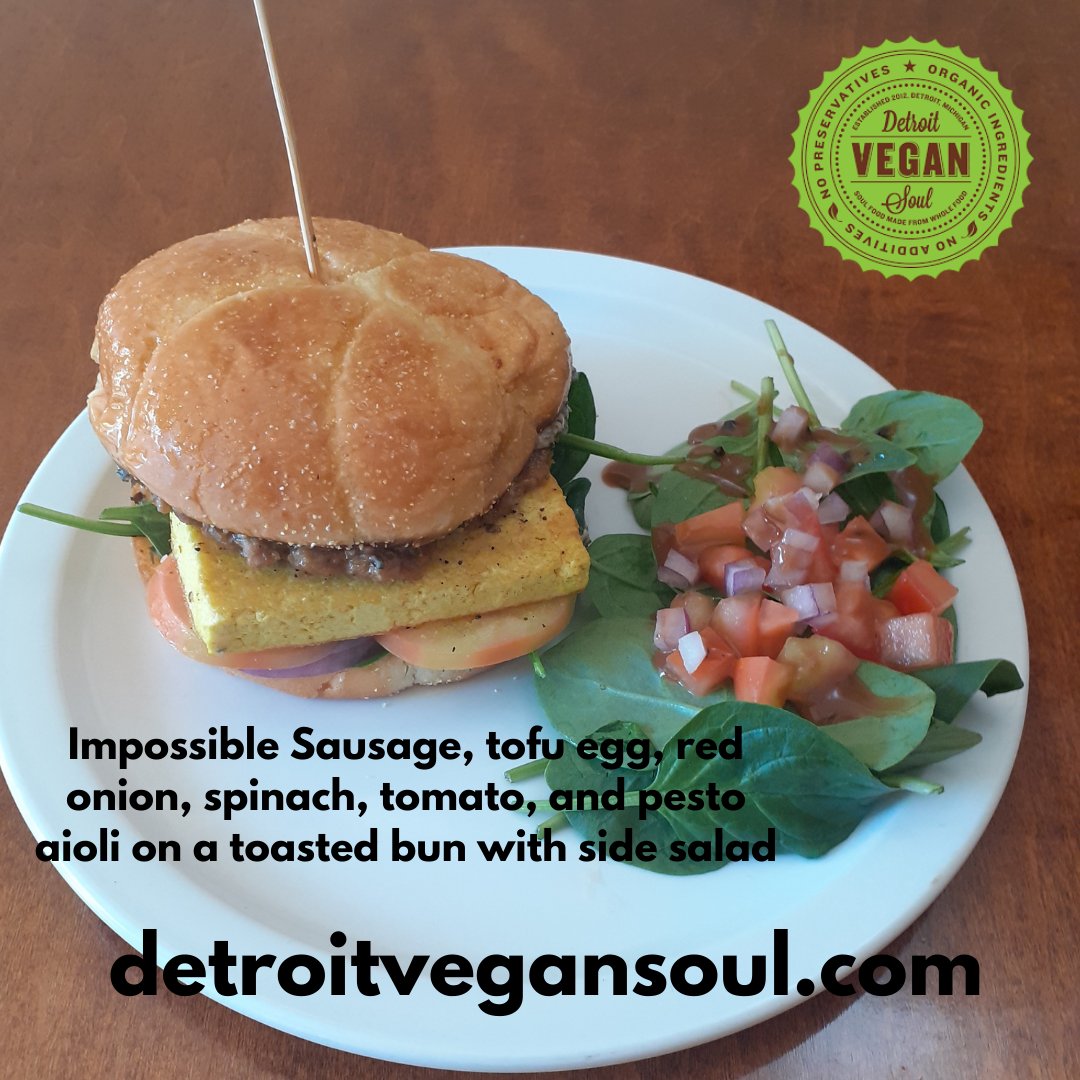 This is a perfect morning for brunch from our east location! Try any one of our delicious options: DVS Breakfast Sandwich, Southern Fried Tofu &amp; Waffles or our ATL Sandwich.