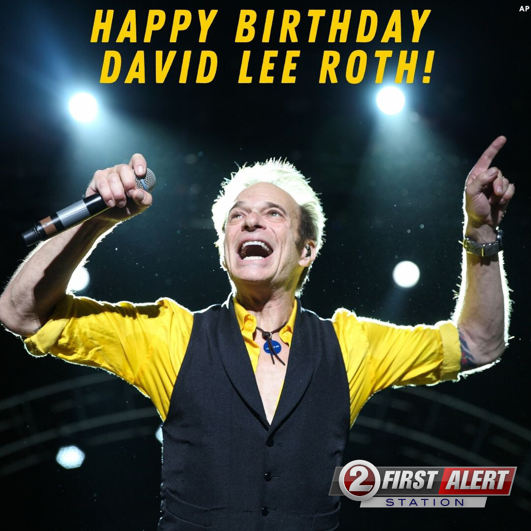 Happy 66th Birthday to former Van Halen singer David Lee Roth! 