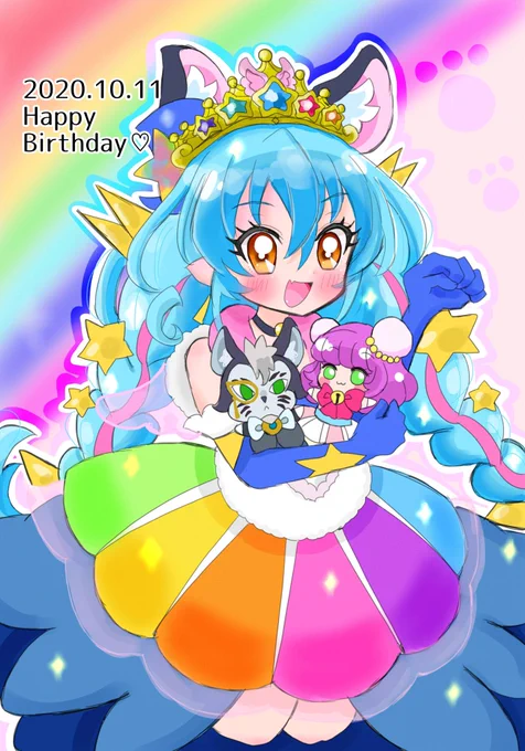 ユニたんおめでと〜♡♡♡♡
#ユニ生誕祭2020
#キュアコスモ生誕祭2020 