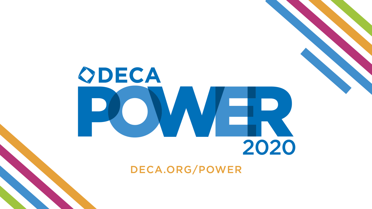 Celebrate #DECAMonth by participating in this year's virtual #DECAPower. Registration is FREE with paid DECA membership by October 30. 🚨Upgrade your experience with an online exam and case study competition or exclusive t-shirt by October 15: deca.org/power.