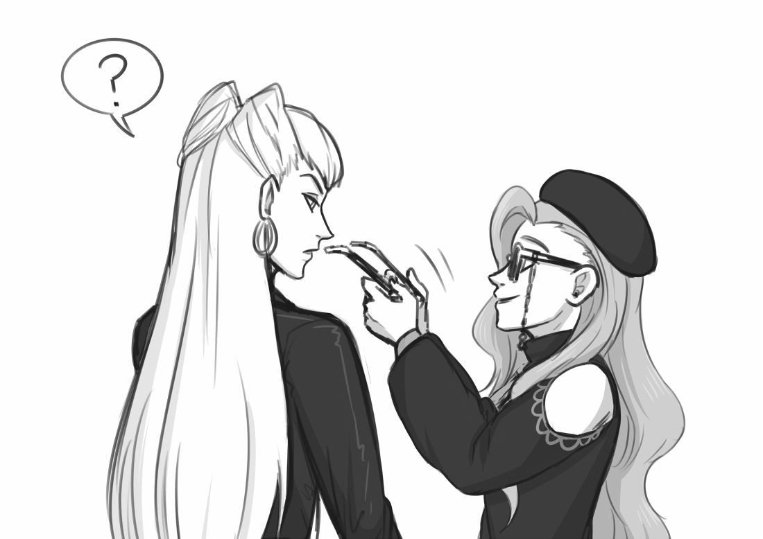 Sunglass?

*I noticed i draw them on the wrong side...I'm sorry*

#KDA #EVELYNN #seraphine #LeagueOfLegendsFanArt 