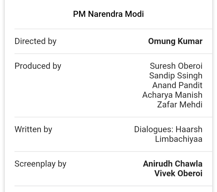 is it necessary to release the film/biopic on Modi now which is produced by sandip ssingh.who is one of the prime accused in #SSRDishaHomicide case? what will the Government of India do now?