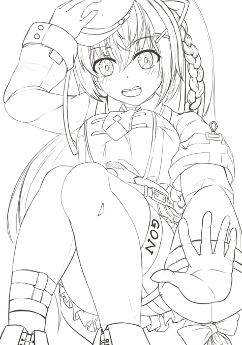 ごんごんを可愛く描きたい 