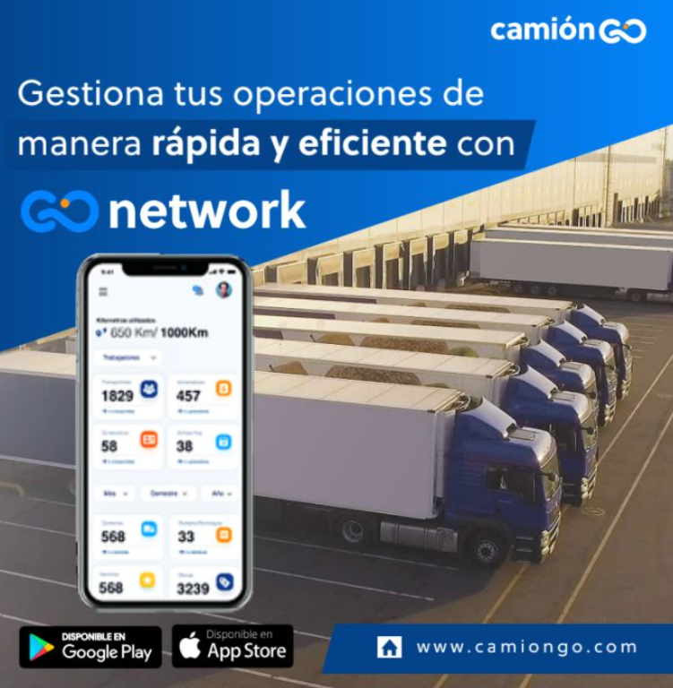camion_go's tweet photo. 💻 #GOnetwork: #Gestiona tu #flota y obtén una serie de #beneficios. Ahorra #combustible, y ten control de tu red de #transportistas. #Licita y asigna #cargas #reportes #Kpi
📱 Google Play ➡️ https://t.co/U9F8sbSQkt
📱 App Store ➡️ https://t.co/L6Q3Iypq7r
#logística https://t.co/VkiwKSgSmB