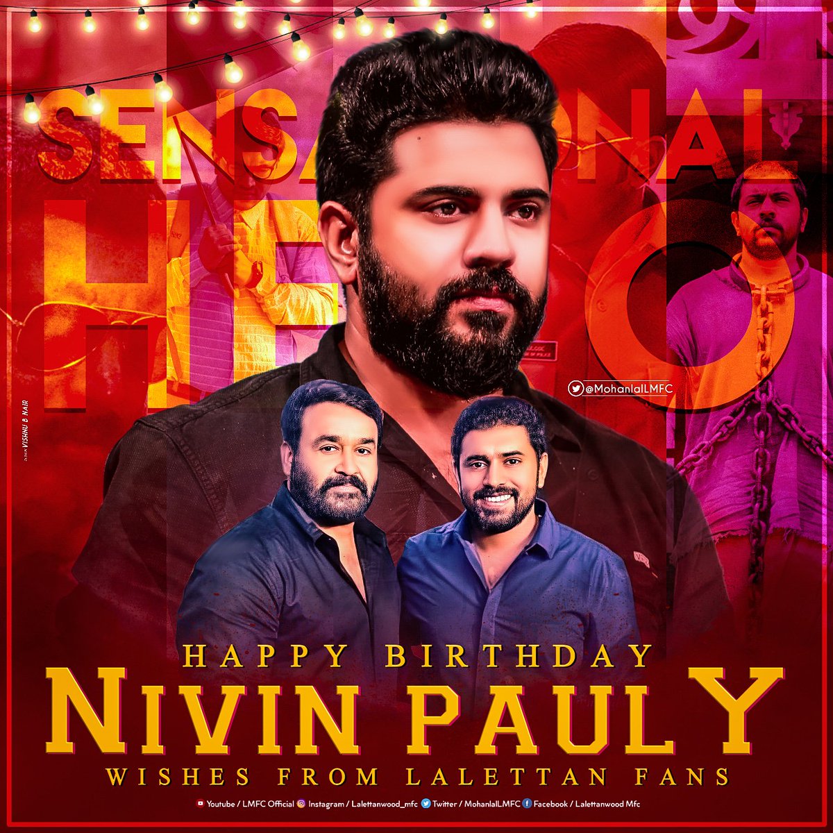 One of the greath youthactor of 'M' Town                                                     #HappyBirthdayNIVINPAULY