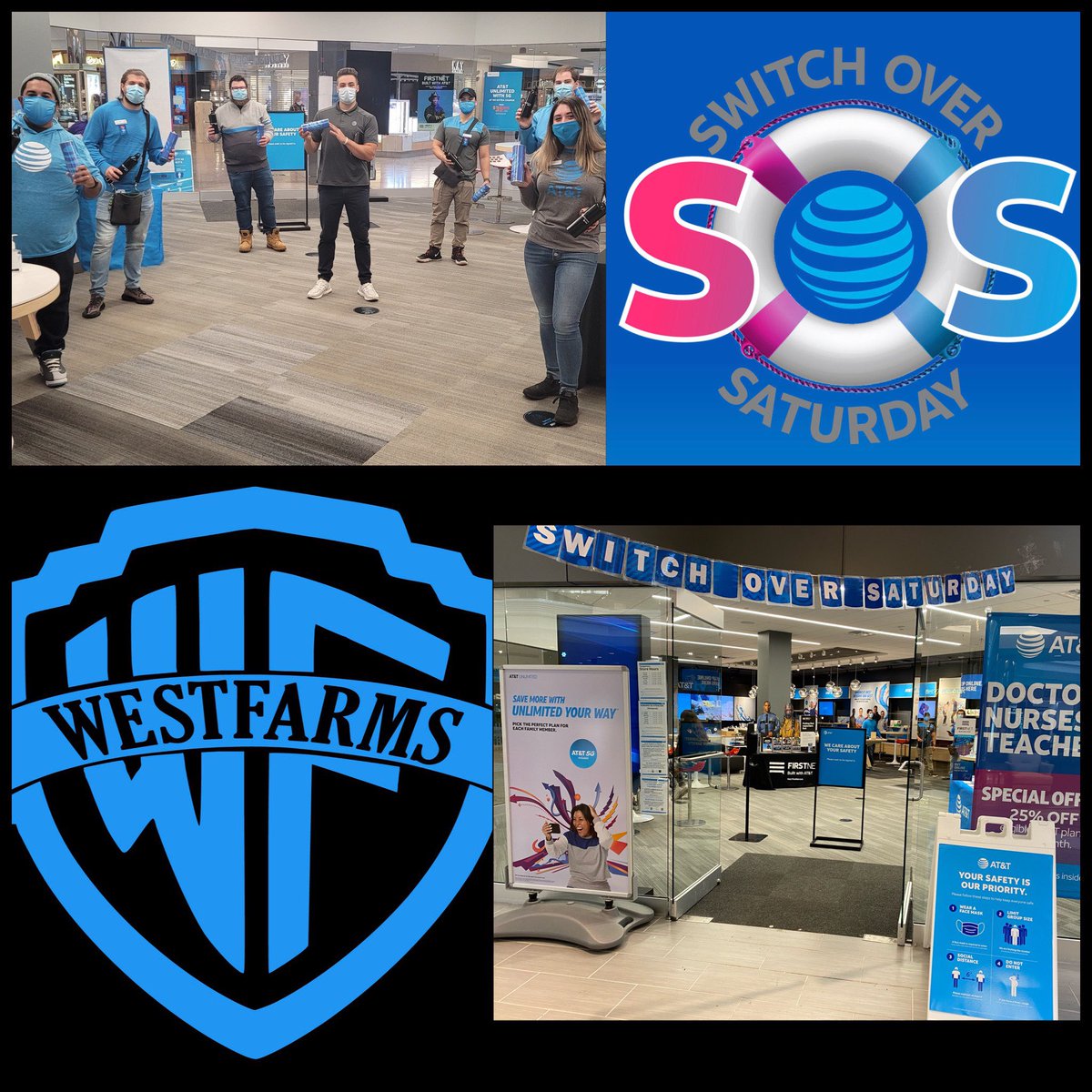 Westfarms mall Switch Over Saturday featuring At Your Service. #sos #atyourservice #ourne #teamwestfarmsmall <a href="/DanteDSep/">Dante Sepulveda</a> <a href="/BurrCurtis/">Curtis Burr</a> <a href="/MightBeMikeB/">Mike B.</a>  <a href="/JPotter24/">Jason Potter</a>  <a href="/keroninc/">Keron Incarnato</a>