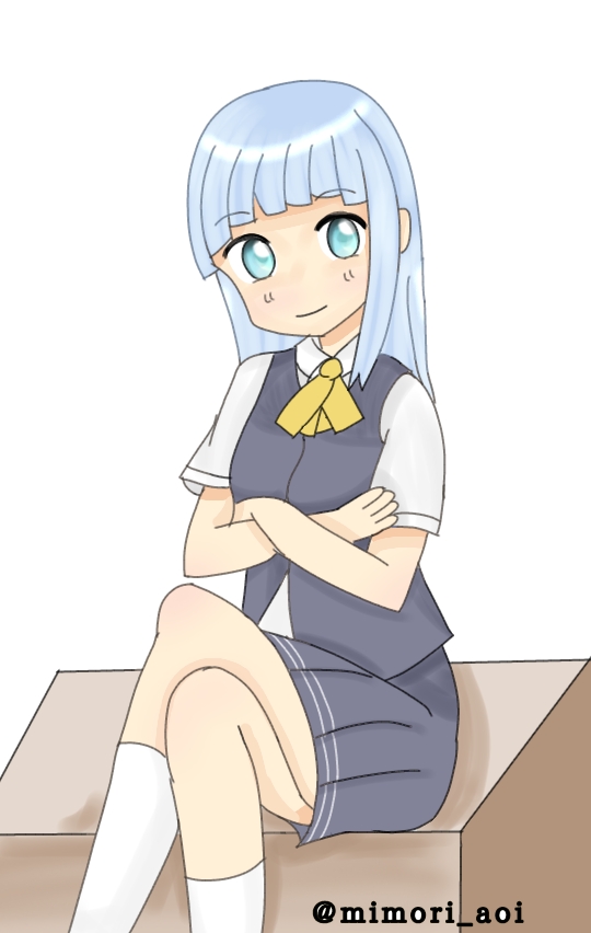 艦これ 腕や足を組むポーズって なんとなく初風っぽい 艦これ版深夜の真剣お絵描き60 水守 みもりのイラスト 艦これ 腕や足を組むポーズって なんとなく初風っぽい 艦これ版深夜の真剣お絵描き60 水守 みもりのイラスト