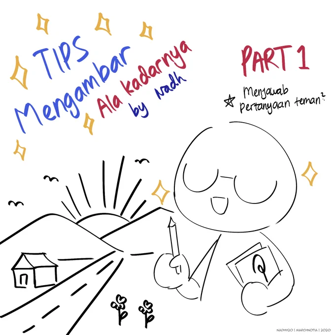 Tips menggambar ala kadarnya by nadh [Main Thread]this is based on my friends questions about how I draw, if you want to ask something don't hesitate to reply~ I'll help if I could ?? (1) 