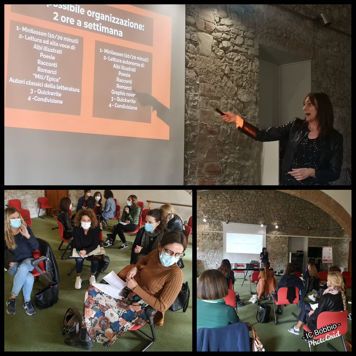 Oggi corso full immersion <a href="/bibloh_biblh1/">Biblóh!</a> #CATALIZZATORIDILETTURA con <a href="/jenny_poletti/">Jenny Poletti</a> grande esperienza di didattica attiva nell'ottica di una comprensione profonda
#cambiamento #passione #leggere
#piccolescuole <a href="/IndireSocial/">INDIRE</a> crescono