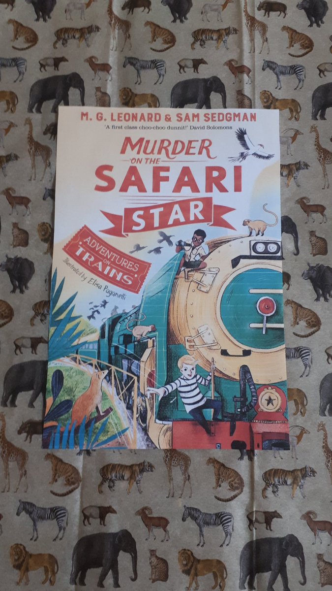 Day9 #MGBooktober #Adventuresontrains is a fantastic series. Whodunits on trains! Tour the world, get advice from the best uncle in fiction+solve crimes with Hal's/@elisaupsidedown drawings. Bk 3 out Feb, Bk 4 confirmed+the authors have ideas for many more! @MGLnrd @samuelsedgman