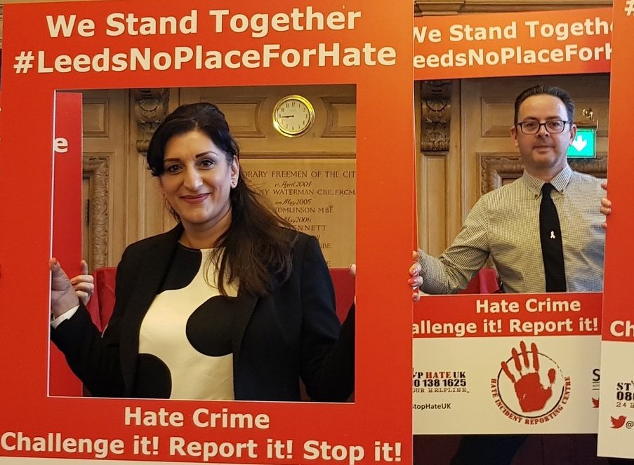 ⭕⭕⭕ Today mark's the start of #NationalHCAW & here @SaferLeeds & across the city partnership we say: 
⭕Challenge it!
⭕Report it!
⭕Stop it!
#LeedsNoPlaceForHate