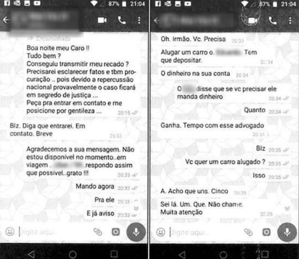 O advogado de Isabela entrou com uma medida protetiva contra seu pai e seu tio. Cerca de um ano após os fatos, no dia 17 de junho de 2020, uma conversa vazada mostrava que Paulo estava recebendo ajuda de dois amigos.