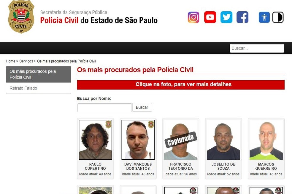 A polícia suspeita que Paulo tenha fugido de ônibus usando documentos falsos e que tenha atravessado a fronteira do Paraguai. Recentemente ele entrou na lista de criminosos mais procurados pela polícia, pelo crime de triplo homicídio duplamente qualificado.