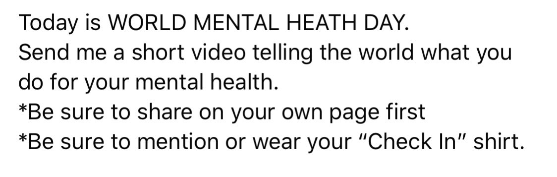 CheckIn_JeanT's tweet photo. #MentalHealthAwareness #mentalhealthday2020 #healthyyou #jaswaters #jasFly #checkinjas https://t.co/z9jh7vlili