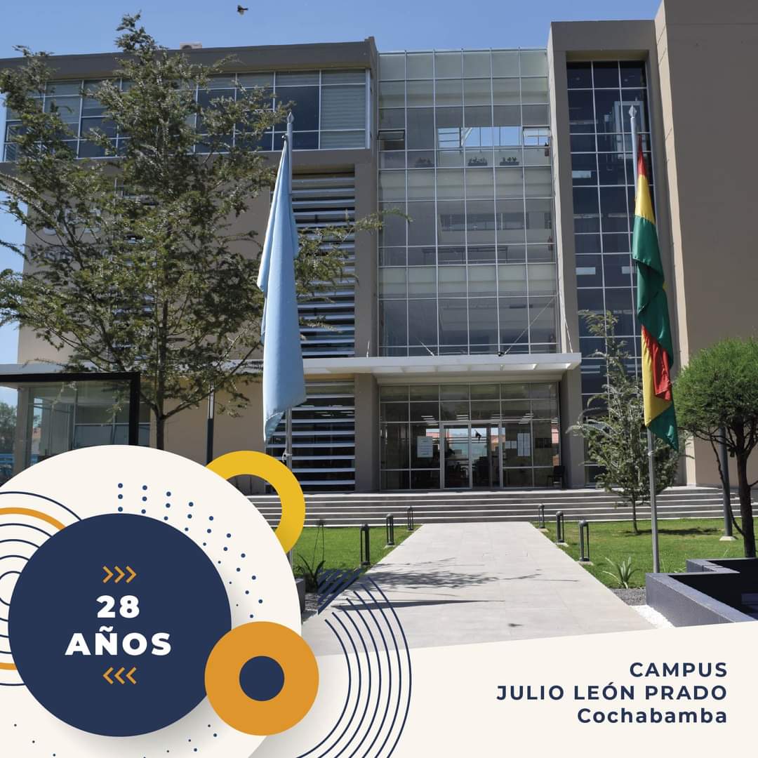 UpbBolivia's tweet photo. Adaptarnos al cambio, creando el mejor campus virtual de todo el país, son razones para enorgullecernos y seguir adelante ofreciendo la "Garantía de Excelencia" que nos caracteriza. ¡Felicidades #FamiliaUPB! #UPBCBBA #UPBLP #UPBSCZ #AniversarioUPB https://t.co/ma8VwJWocG