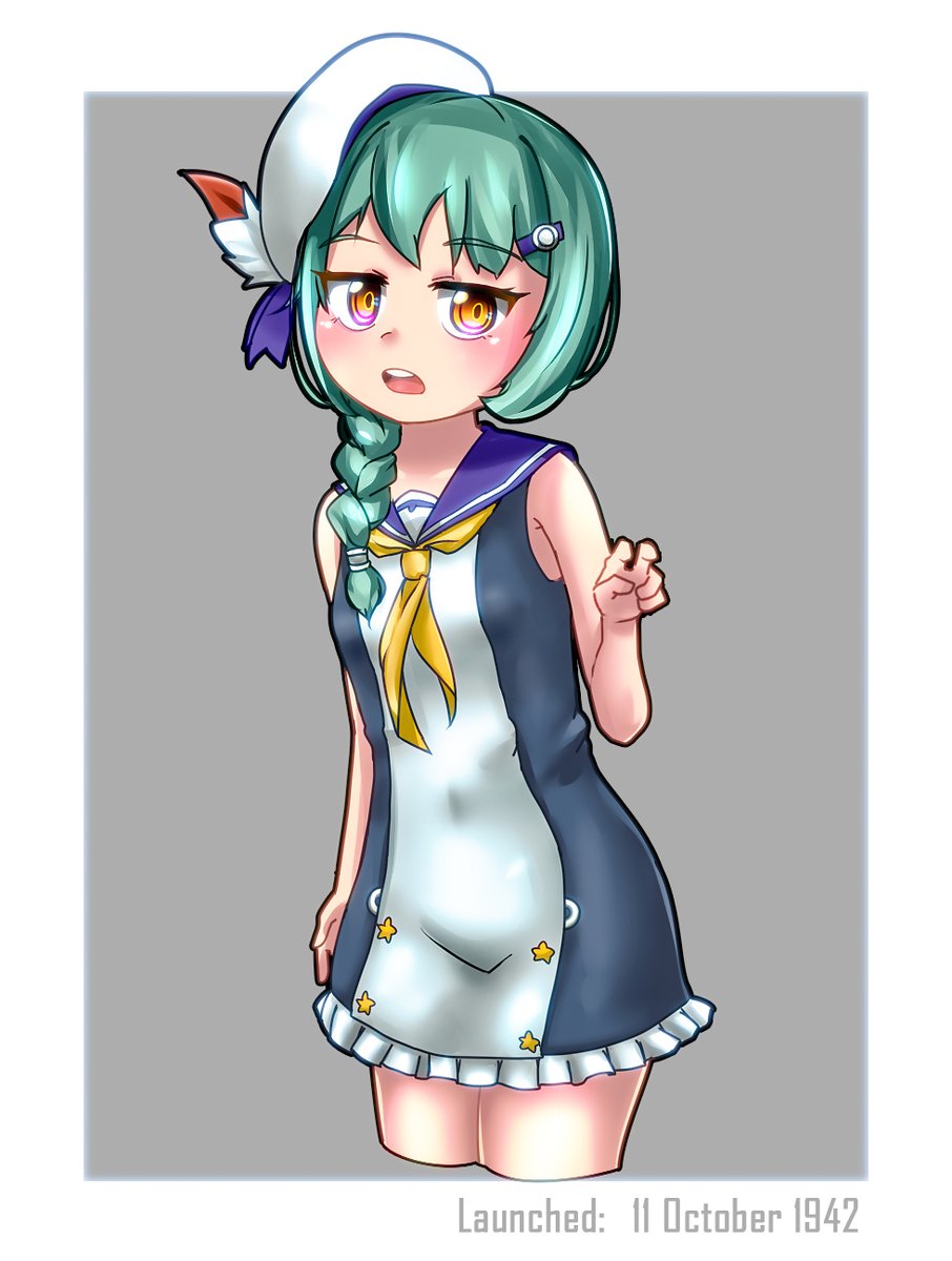 アズレン フートの進水日 おめふーと アズールレーン デドルディのイラスト