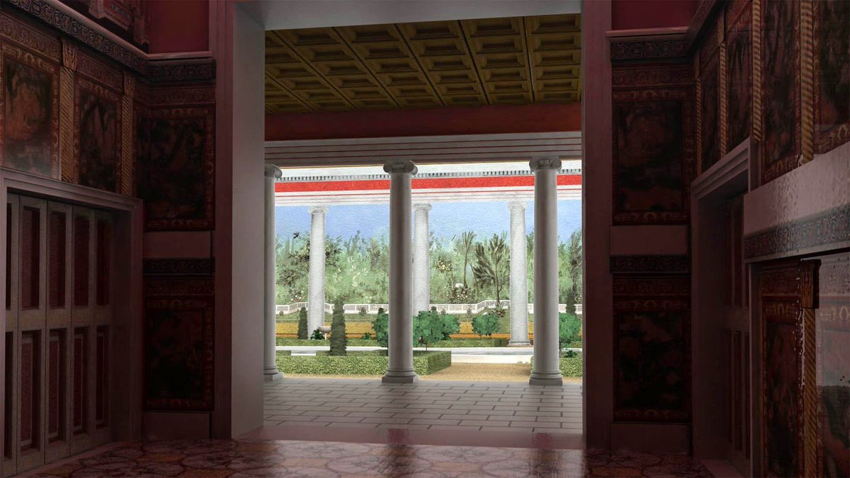 8) Despite being condemned by his critics for building such an obscenely large palace on previously public land, it is thought that much of Nero's Domus Aurea, with its galleries and parks (horti), may have been open for the public to enjoy, like some modern royal residences..