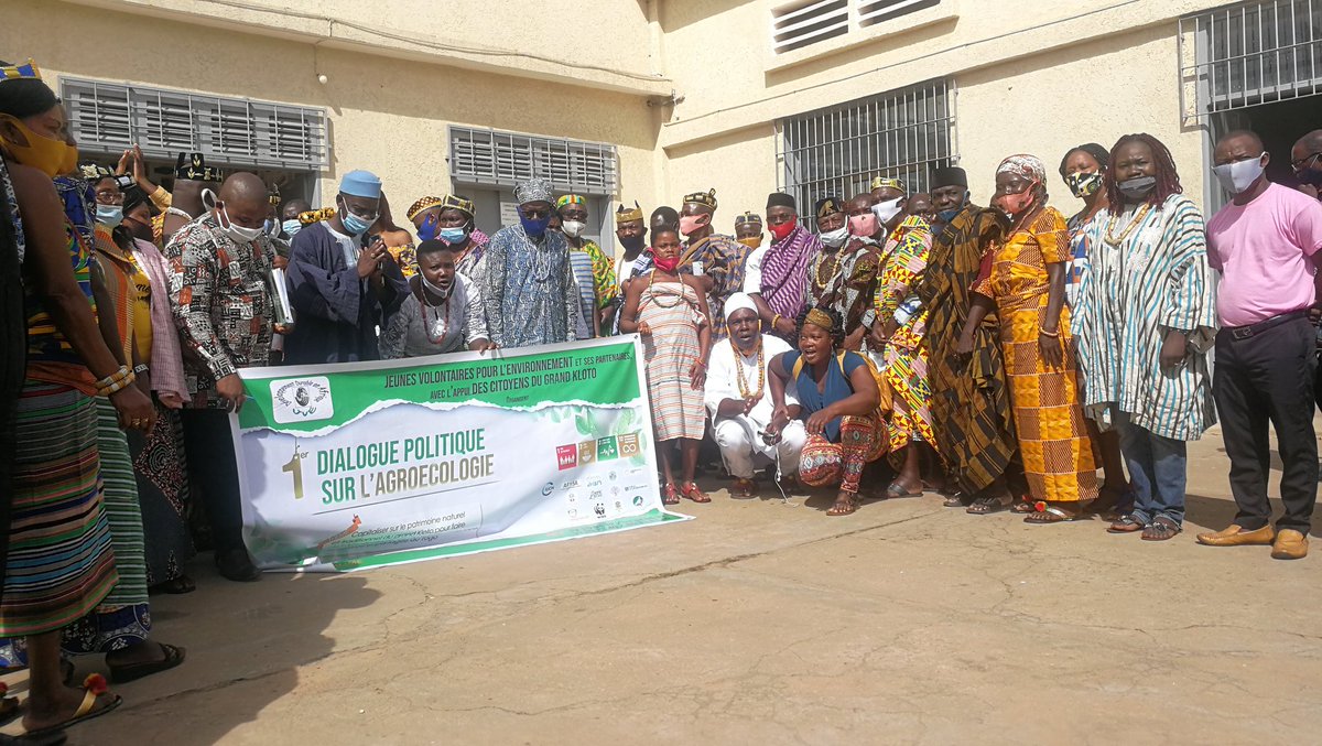 This morning we attended the very first political dialogue on #agroecology in #Togo organized by @JVE_Int. The event went very well at the town hall of #Kpalimé @VilleKpalime with the participation of several eminent personalities. https://t.co/k5wIjYSWxi