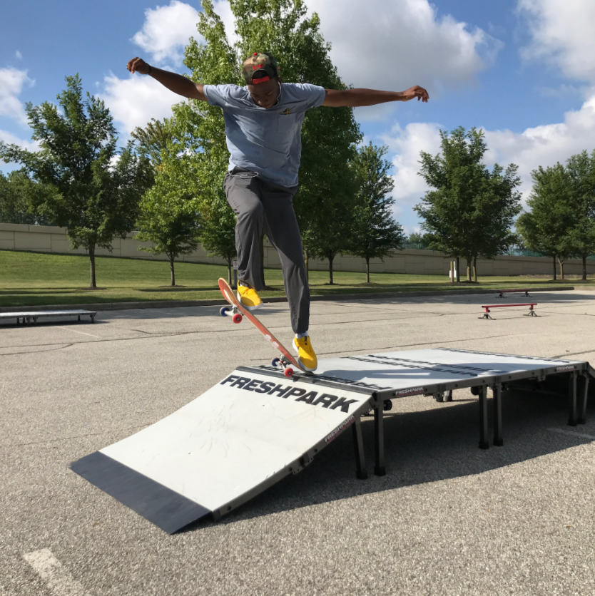 FishersParks's tweet photo. The mobile #skatepark is at Fishers City Hall (1 Municipal Dr.) from 2-6pm! Free, just sign the waiver: https://t.co/VV4ARxRs1S https://t.co/SvYl6dYh2P